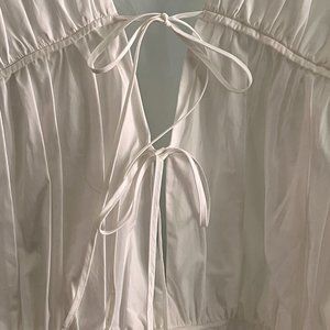 TOVE white cotton blouse